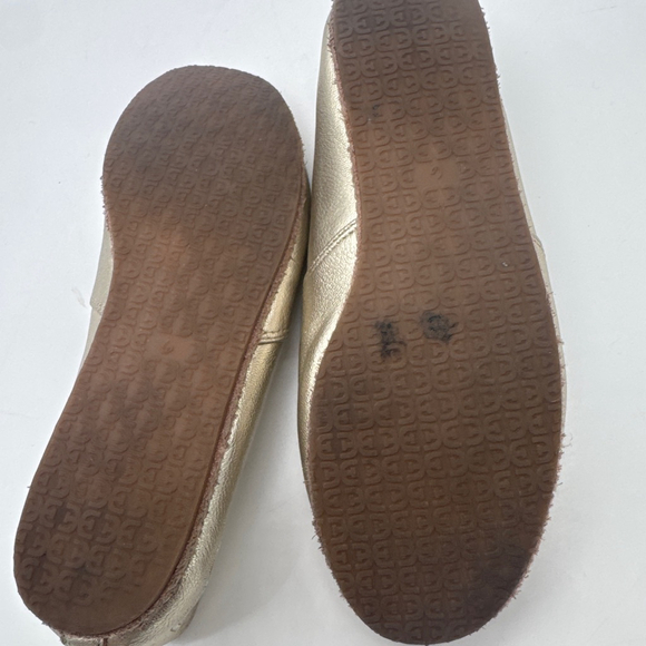 Sam Edelman Everie gold metallic leather slip-on loafers Size 6M - Picture 6 of 8